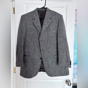 Classic Gray Men's Harris Tweed Blazer